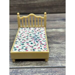 Calico Critters Red Roof Country‎ Home Cottage Bed Replacement Part As Is